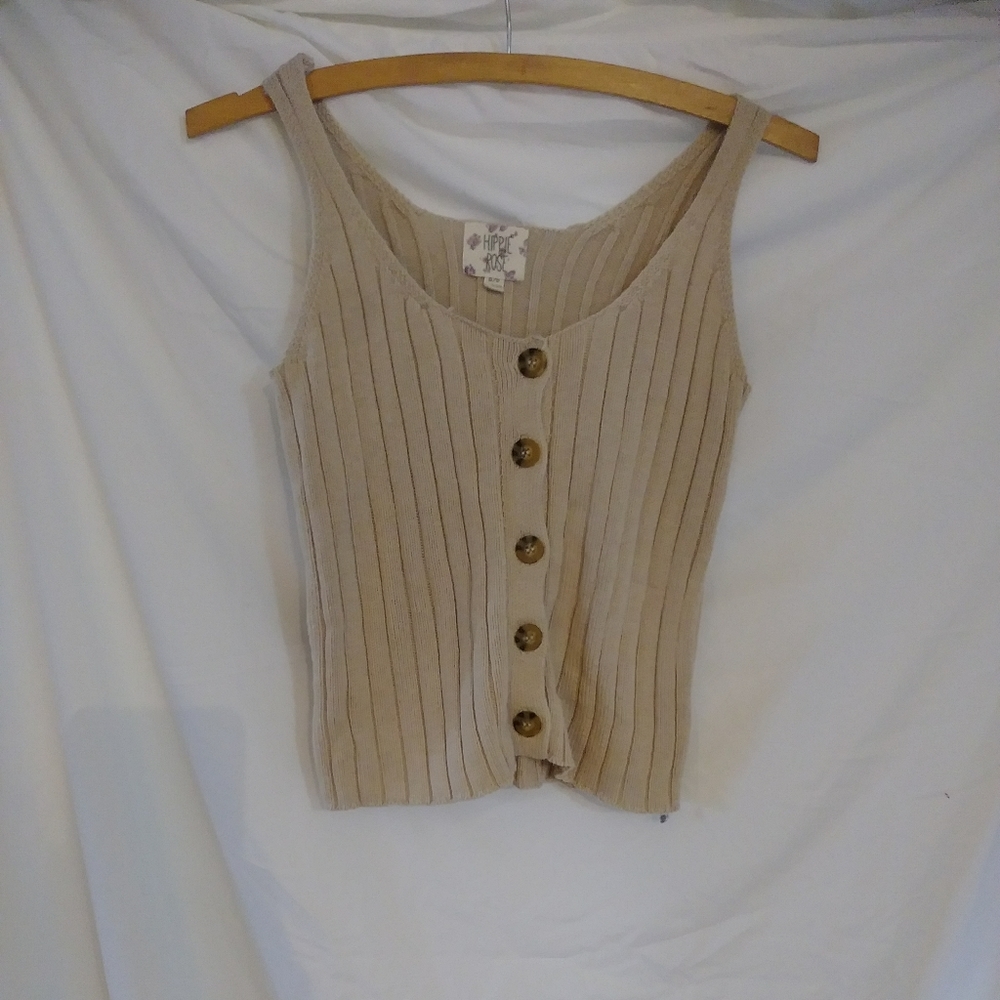 Size S hippie rose tank top